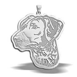 German Shorthaired Pointer Dog Portrait Charm or Pendant